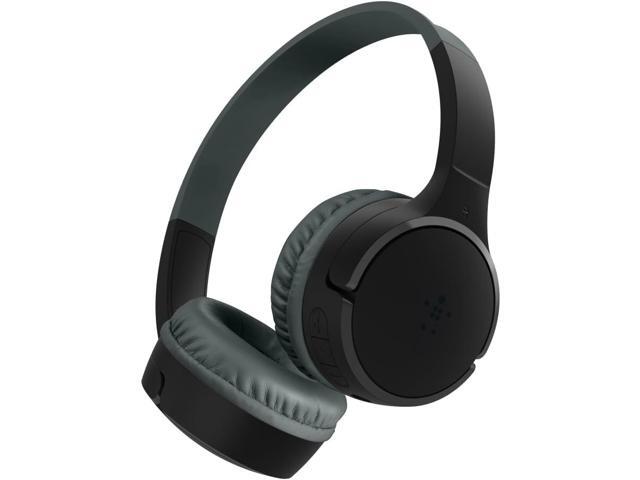 Belkin AUD002btBKV3 SoundForm Mini Wireless On-Ear Headphones for Kids - Black