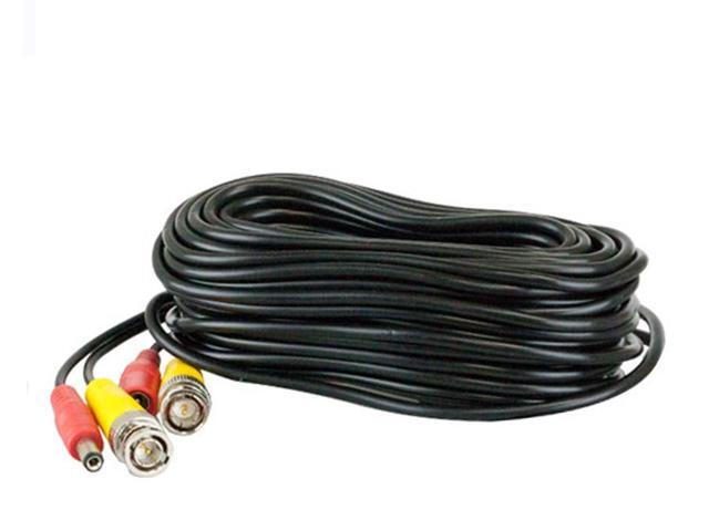 GW 60 ft Security Camera Cable Video Power Siamese Pre-made 60 Feet BNC Surveillance Cable For CCTV DVR System - Compatible with Analog, HDCVI,.