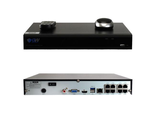 GW5508NPG Ultra HD Onvif 4K NVR 8 Channel H.265 / H.264 Built-in PoE Ports, Compatible with 4K 8MP/5MP/4MP/3MP/2MP/1MP IP Cameras Support up to...