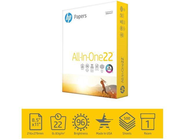 HP 20701-0 All-In-One Printing Paper, 96 Brightness, 22.00 lbs, White, 500 Shts / Ream