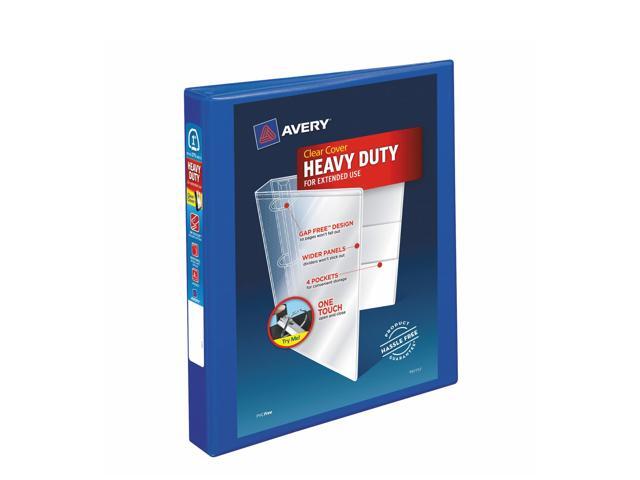 Avery Heavy-Duty View Binder w/Locking EZD Rings 1' Cap Pacific Blue 79772