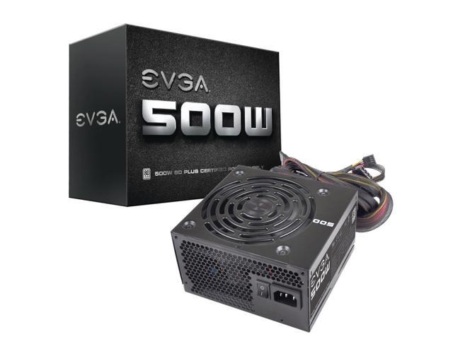 EVGA 500 W1, 80+ WHITE 500W, 3 Year Warranty, Power Supply 100-W1-0500-KR