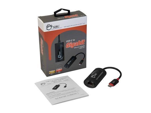 SIIG USB-C to Gigabit Ethernet Adapter - USB 3.0