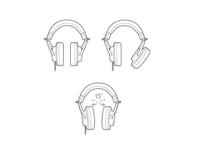 Audio Technica ATH-M20X Closed-Back Headphones