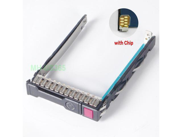 (10-Pack) For HP Proliant DL160 Gen10 G10 2.5' SFF SAS SATA Hard Drive Caddy & Chip LED