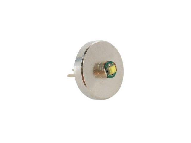 HQRP Hight Power 3W Extra Bright 90 Lumens Upgrade LED Bulb Bi-Pin LED MODULE for Mini Mag-Lite 2AA Solitaire Light LM2A001 replacement plus HQRP...