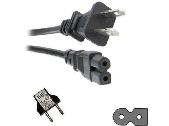 HQRP 10ft AC Power Cord for Roland Cube Monitor KR-350 KR-370 KR-377 KR-4700 KR-5000 Mains Cable + HQRP Euro Plug Adapter