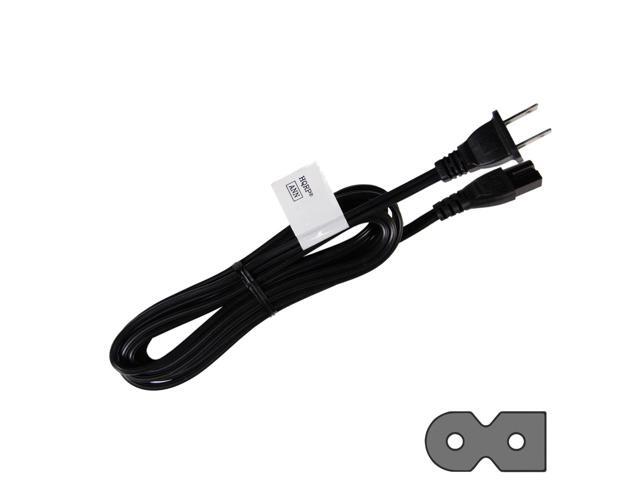 HQRP AC Power Cable Cord, 10 ft Long for VIZIO E-Series E500d-A0 E500dA0 E500i-A0 E500iA0 E500i-B1 E500iB1 E550i-A0 E550iA0 E550i-B2 E550iB2 LED...