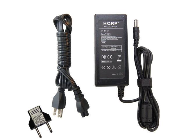 HQRP 24V AC Adapter Compatible with Polk Audio Omni SB-1 SB1 SurroundBar Power Supply Cord Surround-Bar + HQRP Euro Plug Adapter