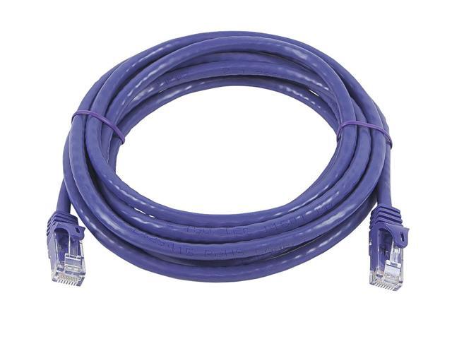 Monoprice Cat5e Ethernet Patch Cable - 10 Feet - Purple Network Internet Cord - RJ45, Stranded, 350Mhz, UTP, Pure Bare Copper Wire, 24AWG -...