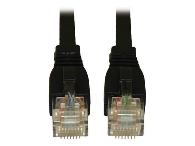 TRIPP LITE N261-003-BK 3 ft. Augmented Cat6 (Cat6a) Snagless 10G Certified Patch Cable, (RJ45 M/M) - Black