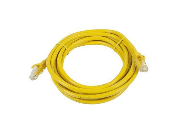 Monoprice Cat5e Ethernet Patch Cable - 10 Feet - Yellow Network Internet Cord - RJ45, Stranded, 350Mhz, UTP, Pure Bare Copper Wire, 24AWG -...