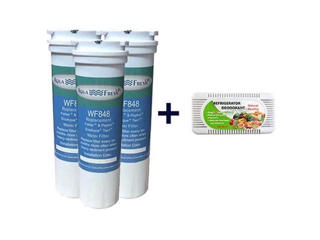 Aqua fresh Water Filter Fits Fisher and Paykel 836848 / 836860 / PS2067635 Refrigerators with odor remover photo