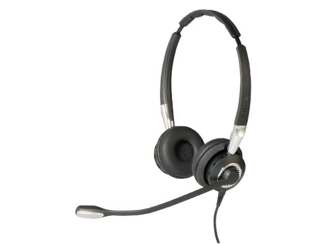 Jabra BIZ 2400 II Duo CC Microsoft Optimized USB Headset w/ HD Voice Clarity