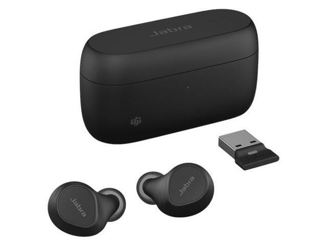 Jabra Evolve2 Buds USB-A MS True Wireless Earbuds with Wireless Charging Pad - Black - image 2