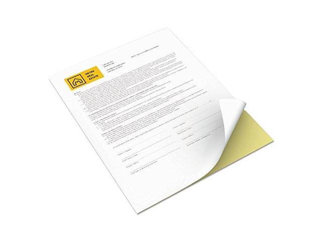 Xerox Bold Digital Carbonless Paper 8 1/2 x 11 White/Canary 5 000 Sheets/CT 3R12420