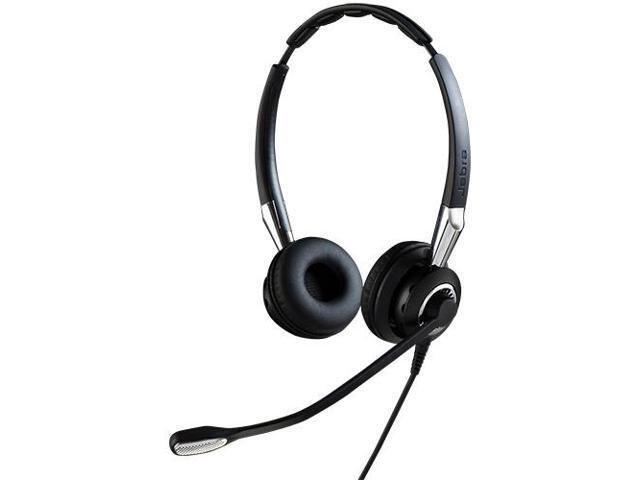 Jabra Biz 2400 II Corded Headset 2409-820-205 w/ Air Shock Noise Canceling Microphone
