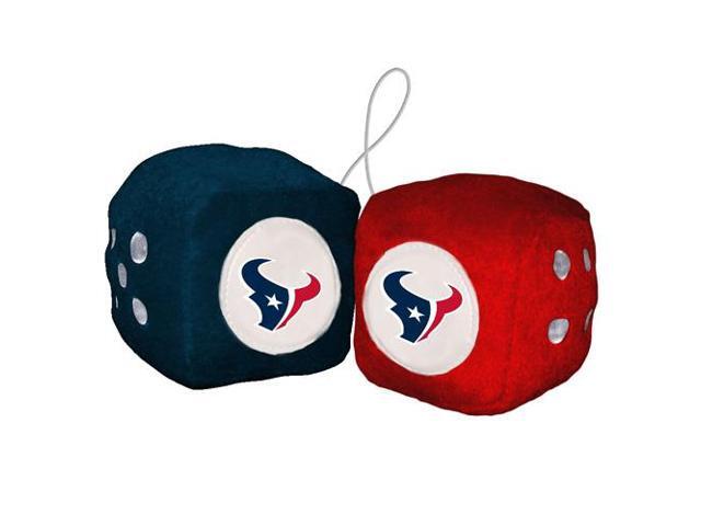 FREMONT DIE Inc Houston Texans Fuzzy Dice Fuzzy Dice