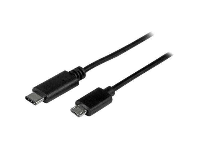StarTech USB2CUB1M USB C to Micro USB Cable - 3 ft. / 1m - USB 2.0 Cable - Micro USB Cord - Micro B USB C Cable - USB 2.0 Type C