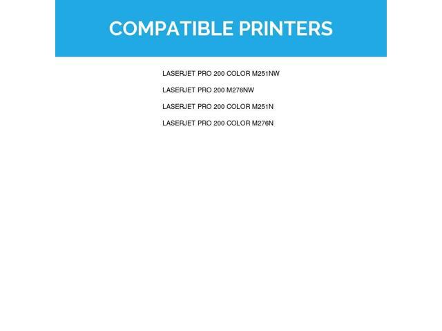 LD Products Replacement Toner Cartridge for HP 131A / CF211A Cyan