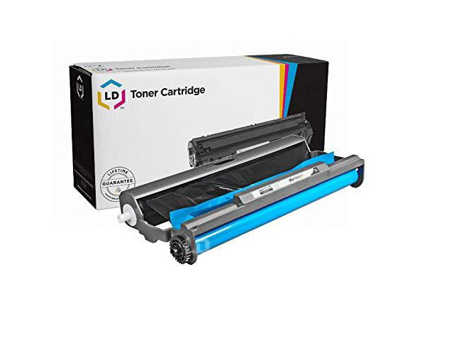 LD Products Compatible Fax Cartridge with Roll Replacement for Brother PC501 (Black)