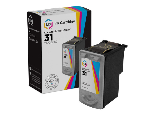 LD Products Remanufactured Ink Cartridge Replacement for Canon CL31 1900B002 (Color) Compatible with Canon PIXMA iP1800 MP470 MP210 MX310 MX300...