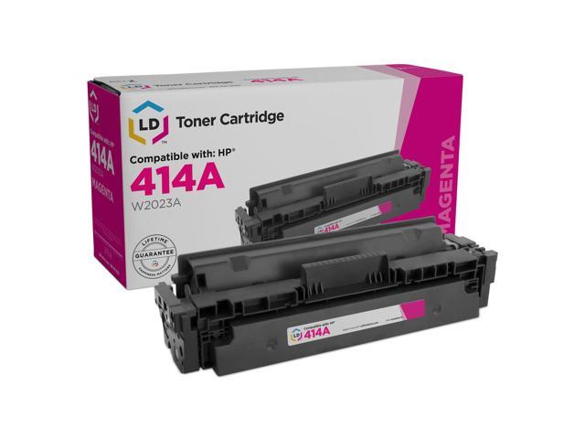 LD Products Compatible Toner Cartridge Replacement for HP 414A W2023A (Magenta)