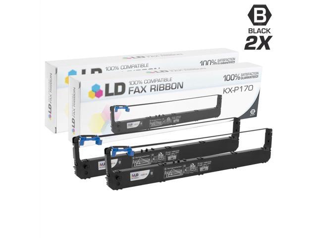 LD Compatible Printer Ribbon Cartridge Replacement for Panasonic KX-P170 (Black, 2-Pack)