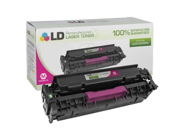 LD Remanufactured Replacement for HP CF383A / 312A Magenta Laser Toner Cartridge for use in HP Color LaserJet Pro MFP M476dn, M476dw, and M476nw...
