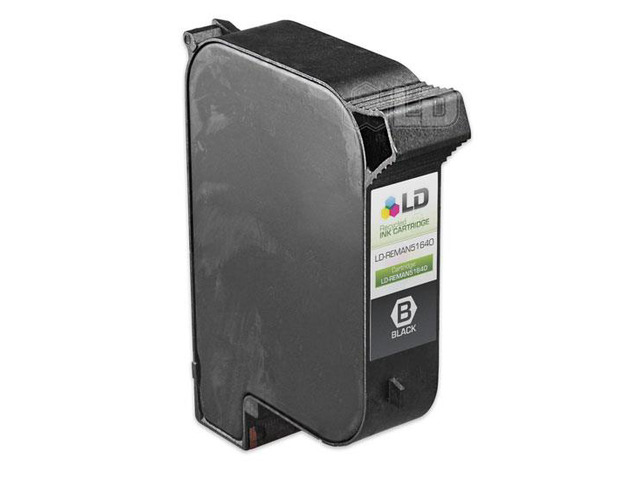 LD Remanufactured Replacement Ink Cartridge with Pigment Ink for Hewlett Packard 51640A (HP 40) Black