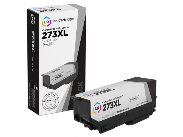 LD Products Remanufactured Ink Cartridge Replacement for Epson 273XL T273XL020 High Yield (Black)