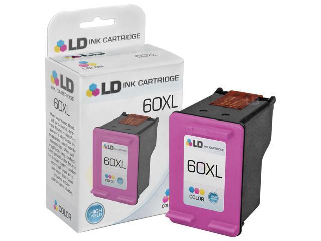 LD Remanufactured Ink Cartridge Replacements for HP CC641WN HP 60 XL Black and HP CC644WN HP 60XL / 60 Color (1 Black and 1 Color)