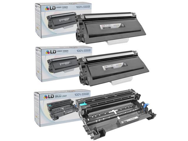 LD © Compatible Brother TN720 Toner & DR720 Drum Combo Pack: Includes 2 Black TN720 Laser Toner Cartridge & 1 DR720 Drum Unit
