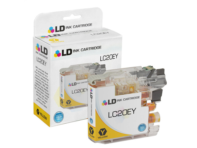 LD Compatible Brother LC20EY Super High Yield Yellow Inkjet Cartridge for use in Brother Multifunction MFC-J5920DW
