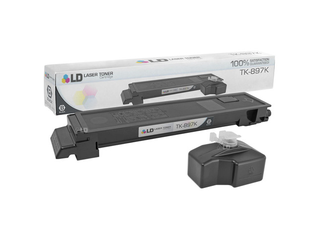 LD Compatible Replacement for Kyocera-Mita TK-897K Black Laser Toner Cartridge for use in Kyocera-Mita TASKalfa 205c, 255, 255c, FS-C8520MFP, and...