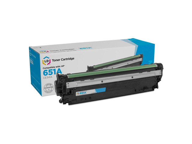 LD Compatible Replacement for HP 651A CE341A Cyan Toner Cartridge for Enterprise & LaserJet Enterprise 700 Color MFP M775dn, 700 Color MFP M775f,...