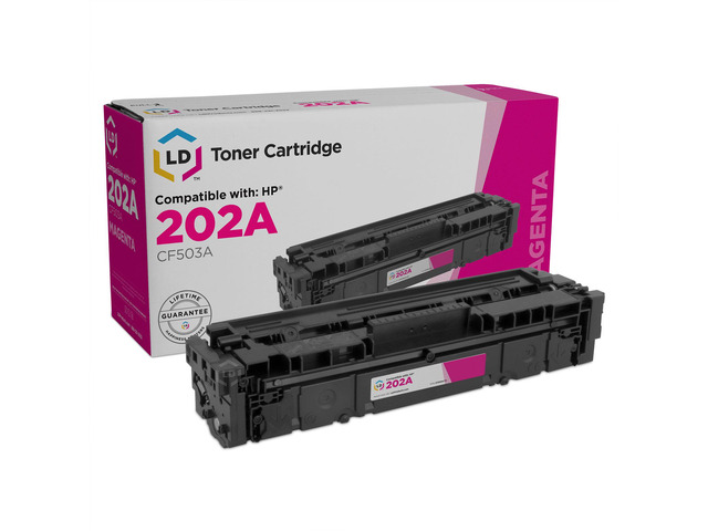 LD Compatible Toner Cartridge Replacement for HP 202A CF503A (Magenta)