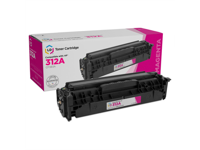 LD Compatible Replacement for HP 312A CF383A Magenta Laser Toner Cartridge for use in Color LaserJet Pro MFP M476dn, M476dw, M476nw