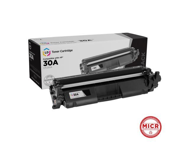 LD Compatible Replacement for HP 30A / CF230A Black MICR Toner Cartridge for LaserJet M203d, M203dw, MFP M227d, MFP M227fdn, MFP M227fdw, MFP M227sdn