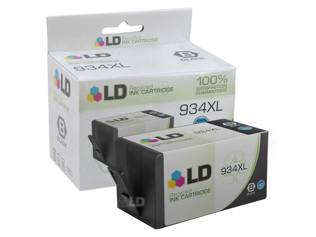 LD Compatible Replacement for Hewlett Packard C2P23AN / 934XL / 934 XL Black Ink Cartridge for use in HP OfficeJet 6812, 6815, and OfficeJet Pro...