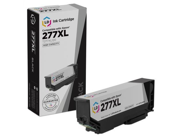 LD Remanufactured Replacement for Epson 277XL / T277XL120 High Yield Black Inkjet Cartridge for use in Epson Expression XP-850, and XP-950 Printers