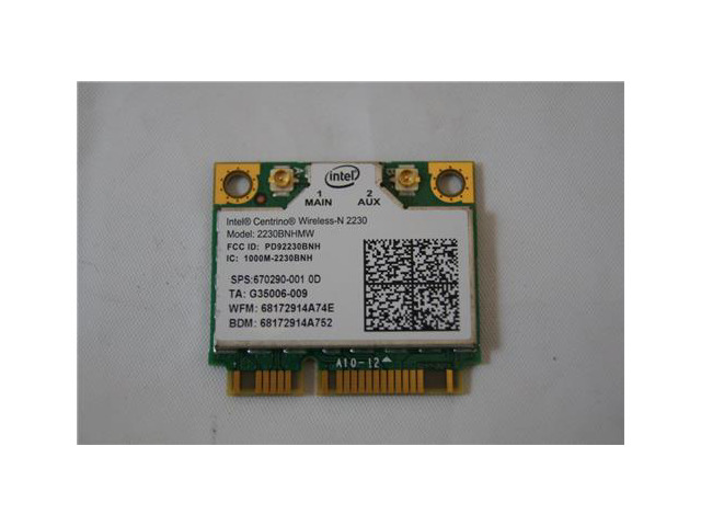 HP 2230BNHMW Centrino Advanced-N 2230 Mini Bluetooth WiF Adapter 670290-001