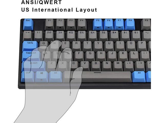 DURGOD Taurus K320 TKL Wired Mechanical Gaming Keyboard - 87 Key - Double Shot PBT - NKRO - USB Type C (Cherry Silent Red,Black)