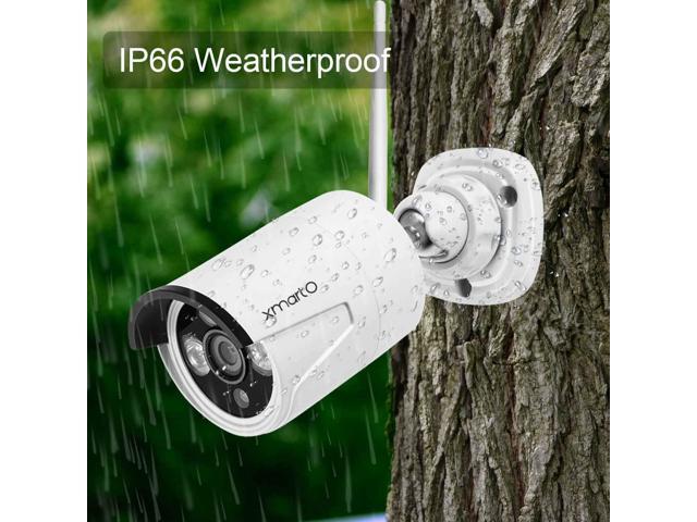 xmartO WB2024-W 2K 3MP Super HD WiFi Home Security Camera with Built-in Microphone (add-on Camera with 3.6mm LensPack of 2, Requires 5MP NVR to Work)