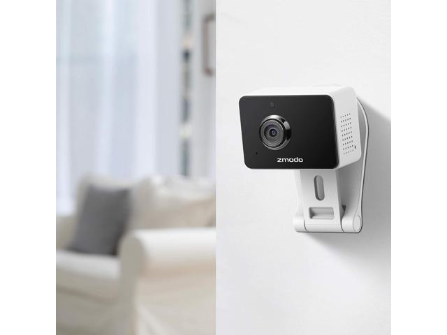 Zmodo Mini Pro, 1080P Plug-in WiFi Security Camera, Indoor Smart Camera with AI Motion Detection, Pet Nanny Cam, Night Vision, 2-Way Audio, Phone...
