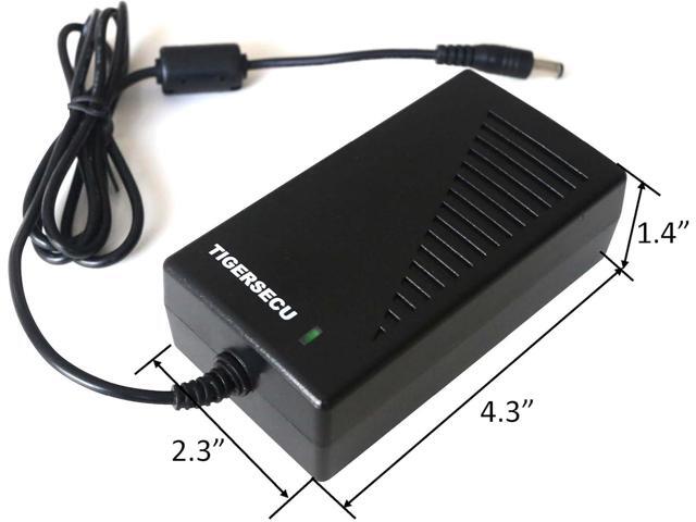 TIGERSECU Security Camera Power Adapter with 9-Way Power Splitter, 12V 5A 100V-240V 2.1x5.5mm Power Supply, Compatible with Lorex, Samsung, Q-See,...