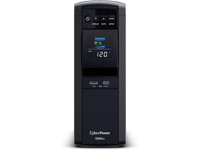 CyberPower CP1500PFCLCD PFC Sinewave UPS System, 1500VA/1000W, 12 Outlets, AVR, Mini Tower, Welcome to consult