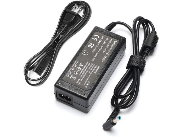 45W Ac Adapter Compatible with HP 14 Laptop-Blue Smart tip Power Adapter Cord Notebook Charger