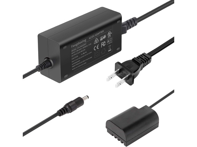 DMW-AC10 DMW-AC8 DMW-DCC12 Wired Dummy Battery Power Adapter Kit BLF-19 Battery for Panasonic Lumix DMC-GH3 GH3K GH3H GH3A GH4 GH4K GH4H DC-GH5...