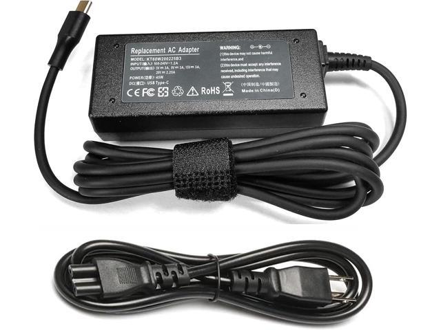 45W USB-C Type-C Laptop Charger Fit for HP Chromebook 14 13 14A 11 11A G6 G7 G8 EE Spectre x360 G5 Elite x2 12-c012dx 14-ca051wm 14-ca020nr...